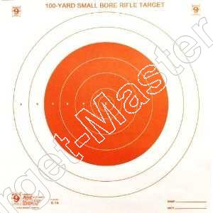 Hoppes SMALL BORE Paper Target 35x35 content 20 pieces